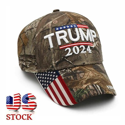 #ad Trump Hat 2024 Camo Hat Cap Save America Again Donald KAG Take America Back NEW $11.49