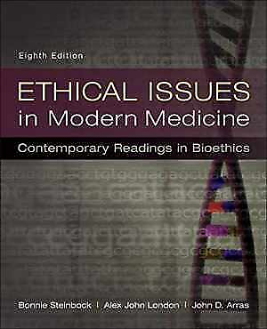#ad Ethical Issues in Modern Paperback by Steinbock Bonnie; London Good $60.92