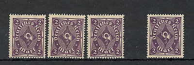 #ad GERMANY 4 MNH DEFINITIVE STAMPS 1922. $1.95