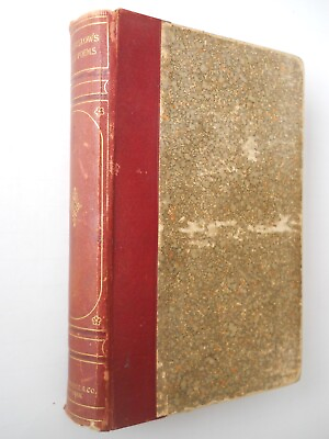 #ad THE EARLY POEMS OF HENRY WADSWORTH LONGFELLOW 1890 ANTIQUE BOOK $21.95
