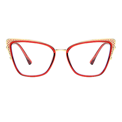 #ad #ad Chic Fashion Cat Eye Blue Light Blocking Glasses for Women TR90 Ultra Light $11.54