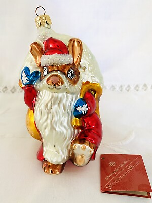 #ad Christopher Radko Woodland Winds Blizzard Santa 1998 Christmas Collectible $46.15