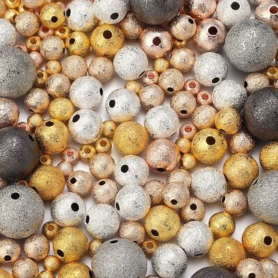 #ad Round Matte Copper Beads Jewelry Making Metal Bead Loose Spacer Beads 30 100pcs $9.99
