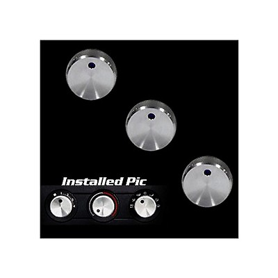 #ad 3PC 05 06 MUSTANG BILLET ROUND A C KNOBS AC KNOB FREE SHIPPING $34.99