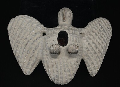 #ad Large Ancient Bactrian Bird Amulet Statue with Stone Inlay Ca. 2500 BC 1500 BC $100.00