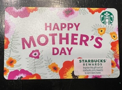#ad STARBUCKS CARD 2024 quot; HAPPY MOTHER#x27;S DAY quot; BRAND NEW GREAT PRICE $1.30