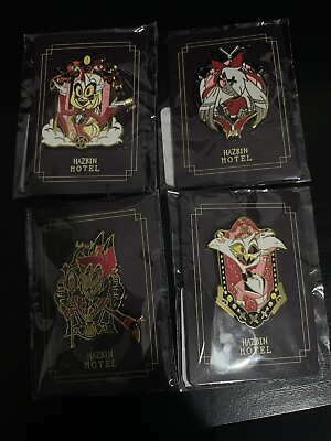 #ad HAZBIN HOTEL LIMITED EDITION PIN SET SEASON 1 SOLD OUT SHIPS NOWALL SEALED $179.99