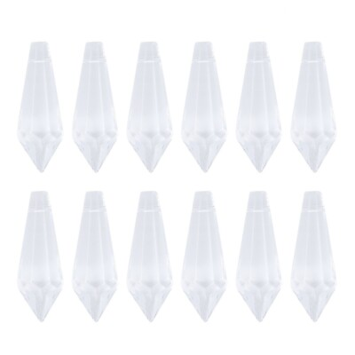 #ad 12 Pcs Ceiling Light Decorations Crystal Chandelier Pendants $8.44