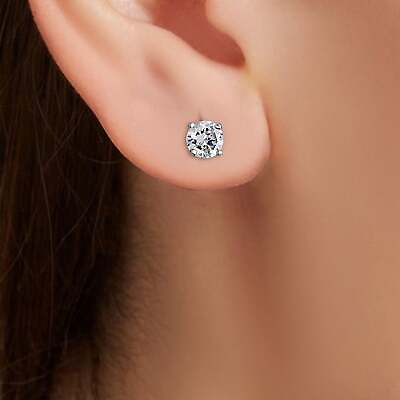 #ad 1 4 Cttw Genuine Diamond Stud Earrings in 14K Gold $149.99