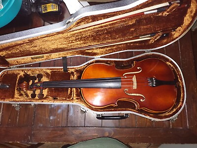#ad Vintage William Lewis And Son 2520 16 Viola w Hard Shell Case $445.00