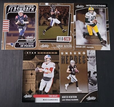 #ad 2020 Panini Absolute Football INSERTS with Rookies You Pick the Card $1.10