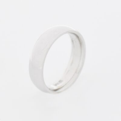 #ad 14k White Gold Estate Wedding Band Ring Size 6 $363.79