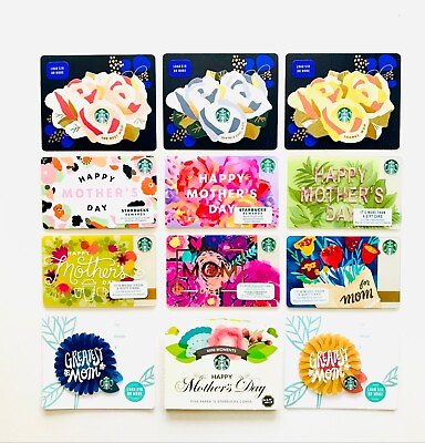 #ad STARBUCKS MOTHER#x27;S DAY Gift Card Collection NEW Choose ONE or More $1.99