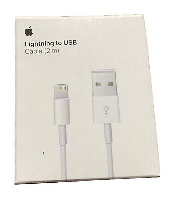 #ad #ad GENUINE Apple MD819AM A Lightning to USB Charging Cable 2m $12.79
