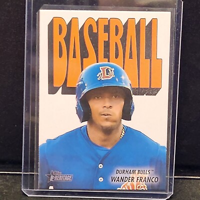 #ad Wander Franco 2021 Topps Heritage Minors 1972 Pack Topper Insert $3.00