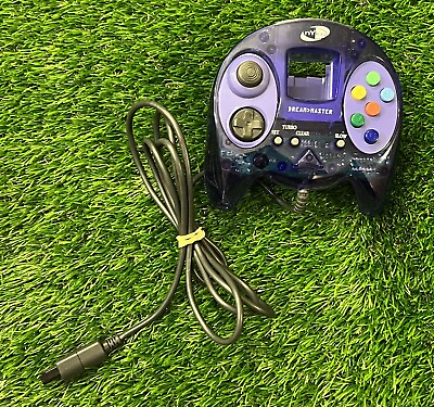 #ad Purple Clear Atomic NYKO Dream Master Controller Sega Dreamcast Tested $22.24