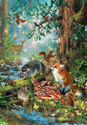 #ad Paint By Numbers Adults kids Forest And Animal DIY Painting Kit 40x50CM Canvas $13.30