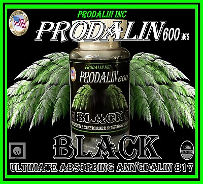 #ad New Zealand Chemical Free BLACK EDITION Vitamin B17 Prodalin Pro600mg Apricot Se $48.00