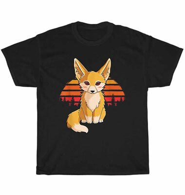 #ad Retro Vintage Fennec Fox Cute Foxes Animal Lover T Shirt Unisex Funny Tee Gift $18.99