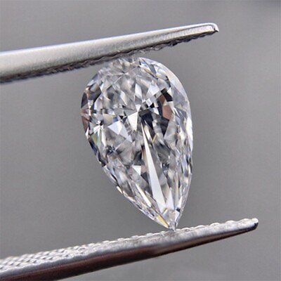 #ad Loose Pear Shape Forever Classic 8x5mm Moissanite 1ct Diamond GRA Certificate M8 $69.99