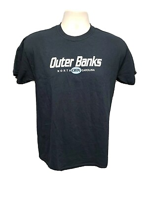 #ad OBX Outer Banks North Carolina Adult Medium Black TShirt $15.00