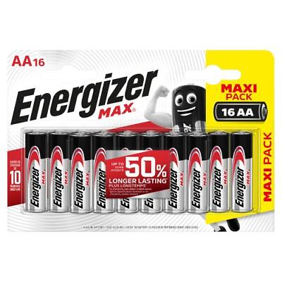#ad Energizer MAX AA Batteries 16 Pack Double A Alkaline Batteries $13.20