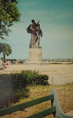 #ad White Point Gardens Monument The Battery Charleston SC Postcard $7.00