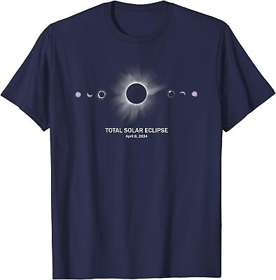 #ad Solar Eclipse 2024 Total Eclipse Cool Lover Unisex T Shirt $19.99