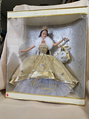 #ad Mattel Celebration TERESA Doll Special Edition 2000 Glittery Gold Unopened NIB $44.44