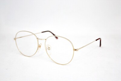 #ad Optical 226 eyeglasses Frame 14KGP Gold WOMEN OVAL ROUND Quality Frame RXable $29.90