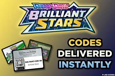 #ad Pokemon Brilliant Stars TCG Code Cards INSTANT DELIVERY $1.29