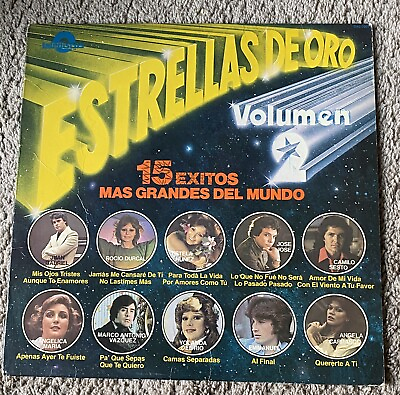 #ad Estrellas De Oro Volumen 2 Vinyl Record 15 Exitos Mas Grande Del Mundo 1979 $40.00