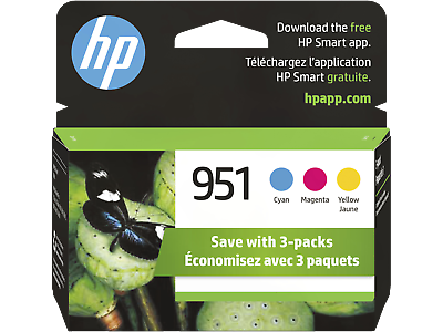 #ad HP 951 3 pack Cyan Magenta Yellow Original Ink Cartridges Per cartridge: 700 $77.99