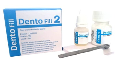 #ad Precious Dent DentoFill Radiopaque Restorative GIC Dental Cement A2 Shade $19.99