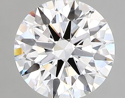 #ad Lab Created Diamond 2.02 Ct Round D SI1 Quality Ideal Cut IGI Certified Loose $1221.30