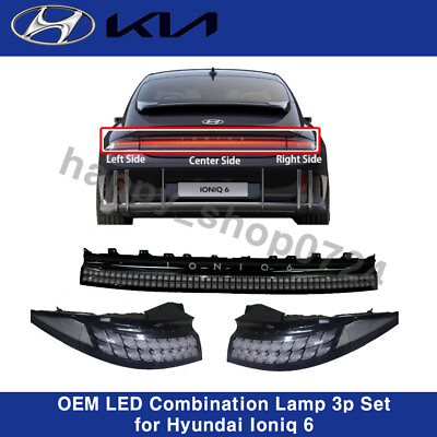 #ad OEM REAR Comb LED Lamp LHRHCENTER 3p Set For Ioniq 6 WITH Welcome Lighting $1190.88