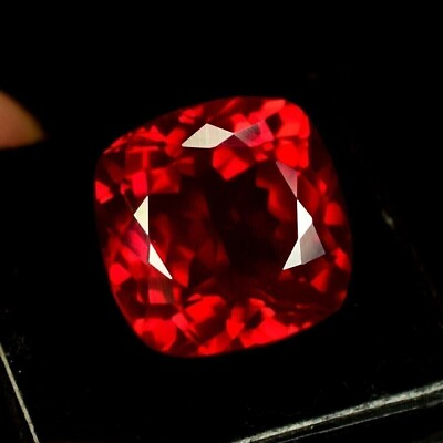 #ad 14 Ct Flawless Natural Red Burmese Ruby CERTIFIED Cushion Cut Loose Gemstone $29.99