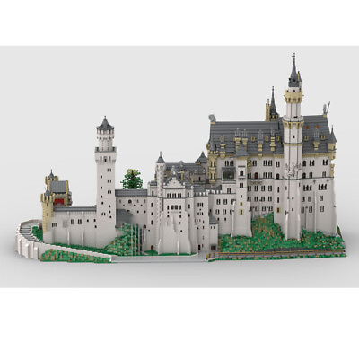 #ad A 19th century Historicist Palace Castle on a Rugged Hill 57493 Pieces MOC $2672.99