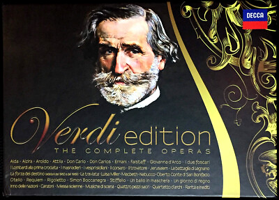 #ad Verdi Edition The Complete Operas 74CD DECCA $285.00