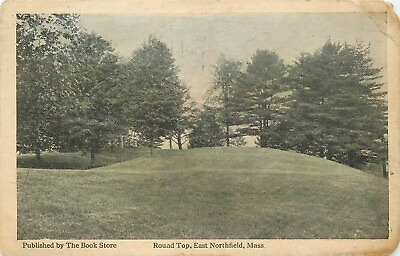 #ad DB Postcard MA L204 Round Top East Northfield Cancel 1920 Frank Swallow As Is $6.00