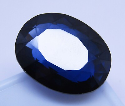 #ad Natural 47 Ct Ceylon Blue Sapphire Oval Cut Loose Gemstone $76.00
