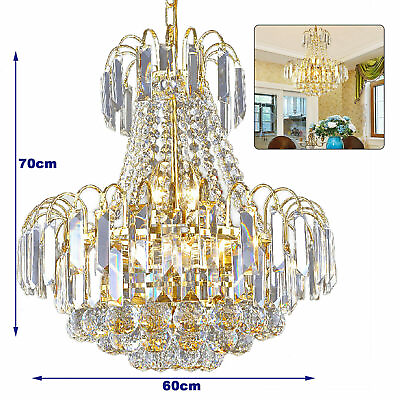 #ad Modern Crystal Ceiling Light Chandelier Luxury Lighting Pendant Lamp Fixture US $129.00