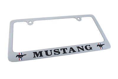 #ad 64 71 Mustang Chrome License Frame NEW MA75010 $58.00