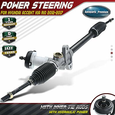 #ad #ad Power Steering Rack and Pinion Assembly w EPS for Hyundai Accent Kia Rio 12 17 $102.99