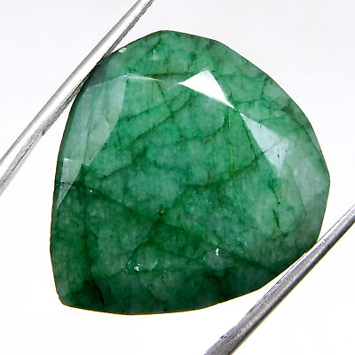 #ad 41.45 Ct African Natural Green Emerald Pear Cut IGL Certified Stunning Gemstone $25.49