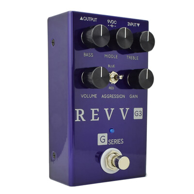 #ad REVV G3 Purple Distortion Overdrive Pedal $229.00