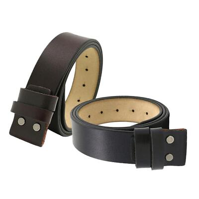#ad Leather Belt Belt Strap 1.5#x27;#x27; 38mm Wide Belt No Buckle $14.07
