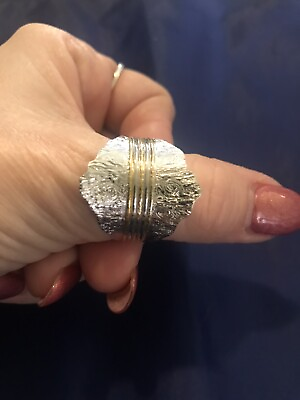 #ad Sterling Silver Size 12 Ring $75.00