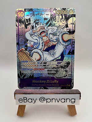 #ad PROXY CARD High Quality One Piece Monkey D Luffy Manga Rare Fast Shipping $34.99
