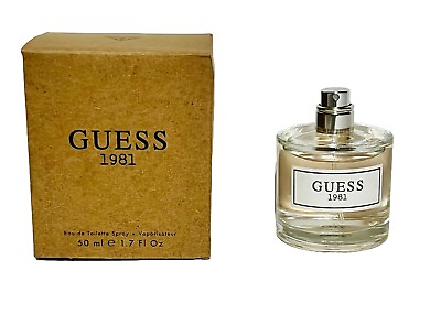 #ad Guess 1981 Women#x27;s 1.7oz EDT Spray Read Listing New In Brown Box No Cap By Guess $18.49